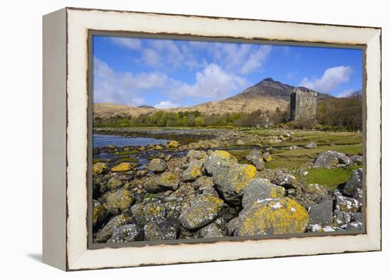 Moy Castle, Lochbuie, Isle of Mull, Inner Hebrides, Argyll and Bute, Scotland, United Kingdom-Gary Cook-Framed Premier Image Canvas