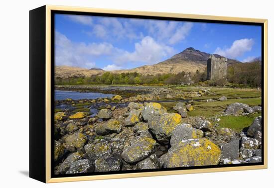 Moy Castle, Lochbuie, Isle of Mull, Inner Hebrides, Argyll and Bute, Scotland, United Kingdom-Gary Cook-Framed Premier Image Canvas