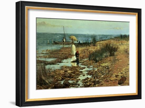 Moyes Bay, Beaumaris, Victoria-Frederick McCubbin-Framed Giclee Print