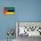 Mozambique Flag Design with Wood Patterning - Flags of the World Series-Philippe Hugonnard-Premium Giclee Print displayed on a wall