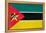 Mozambique Flag Design with Wood Patterning - Flags of the World Series-Philippe Hugonnard-Framed Stretched Canvas