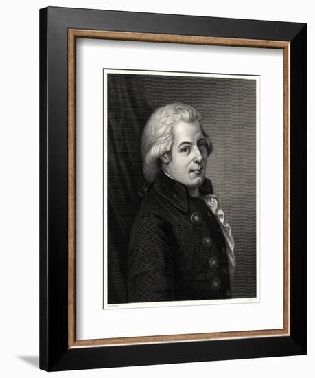 Mozart, 19th Century-C Cook-Framed Giclee Print