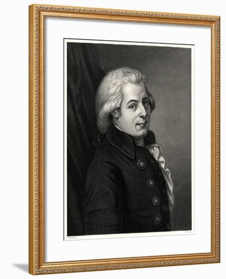 Mozart, 19th Century-C Cook-Framed Giclee Print