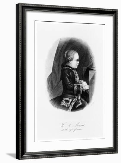 Mozart as a Child, C1763-null-Framed Giclee Print