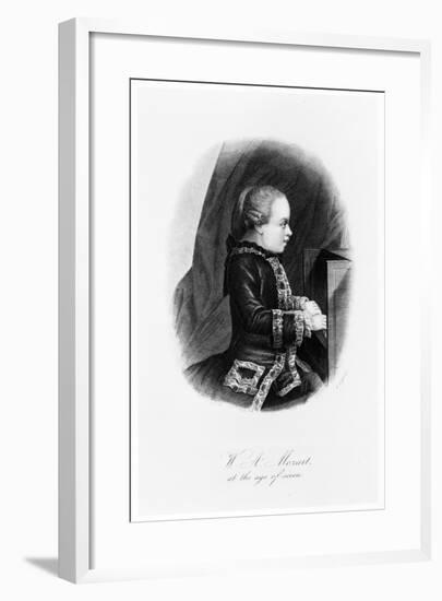 Mozart as a Child, C1763-null-Framed Giclee Print