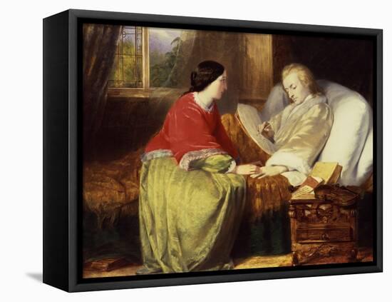 Mozart Composes His Requiem, C19th-William James Grant-Framed Premier Image Canvas