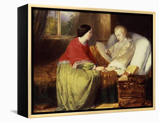 Mozart Composes His Requiem, C19th-William James Grant-Framed Premier Image Canvas