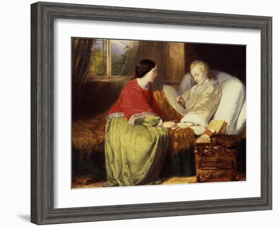 Mozart Composes His Requiem, C19th-William James Grant-Framed Giclee Print