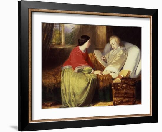 Mozart Composes His Requiem, C19th-William James Grant-Framed Giclee Print