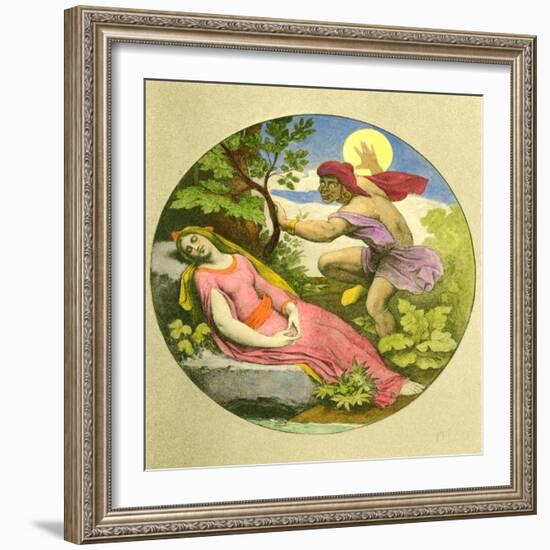 MOZART - MAGIC FLUTE-Moritz Ludwig von Schwind-Framed Giclee Print