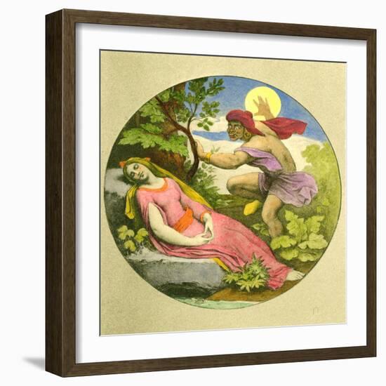 MOZART - MAGIC FLUTE-Moritz Ludwig von Schwind-Framed Giclee Print