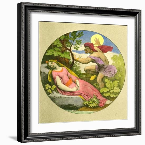 MOZART - MAGIC FLUTE-Moritz Ludwig von Schwind-Framed Giclee Print