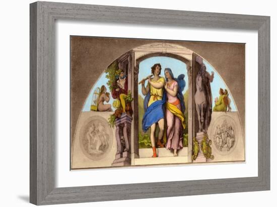 MOZART - MAGIC FLUTE-Moritz Ludwig von Schwind-Framed Giclee Print