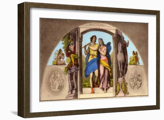 MOZART - MAGIC FLUTE-Moritz Ludwig von Schwind-Framed Giclee Print