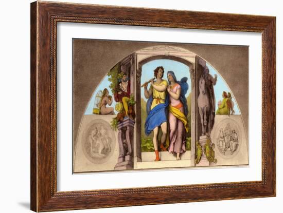 MOZART - MAGIC FLUTE-Moritz Ludwig von Schwind-Framed Giclee Print