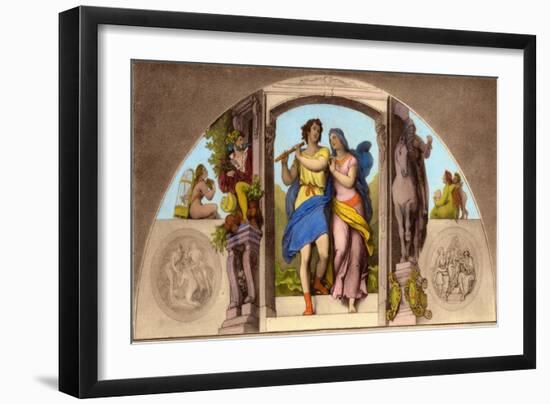 MOZART - MAGIC FLUTE-Moritz Ludwig von Schwind-Framed Giclee Print