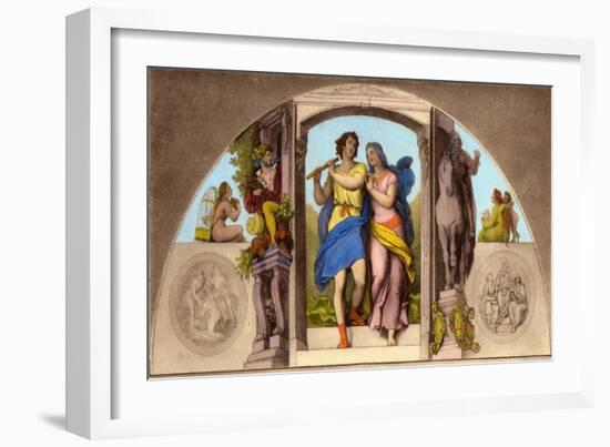 MOZART - MAGIC FLUTE-Moritz Ludwig von Schwind-Framed Giclee Print