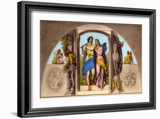 MOZART - MAGIC FLUTE-Moritz Ludwig von Schwind-Framed Giclee Print