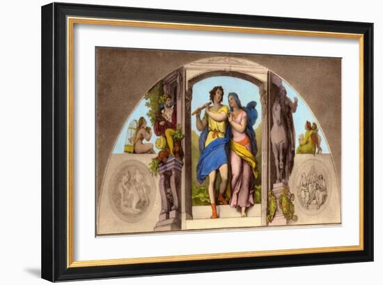 MOZART - MAGIC FLUTE-Moritz Ludwig von Schwind-Framed Giclee Print