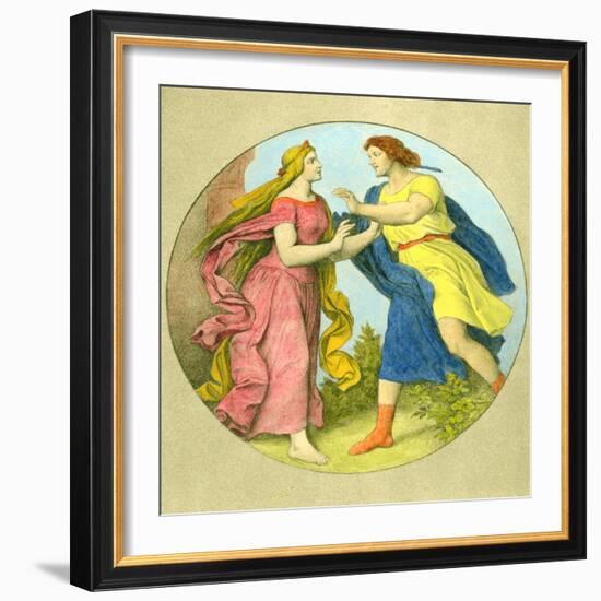 MOZART - MAGIC FLUTE-Moritz Ludwig von Schwind-Framed Giclee Print