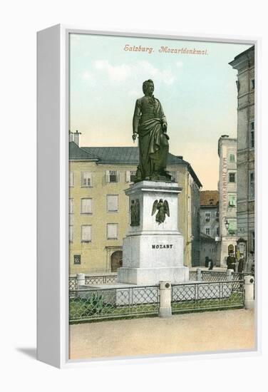 Mozart Memorial, Salzburg, Austria-null-Framed Stretched Canvas