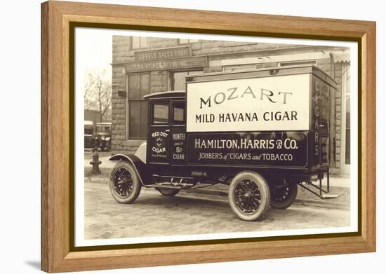 Mozart Mild Havana Cigar Truck-null-Framed Stretched Canvas