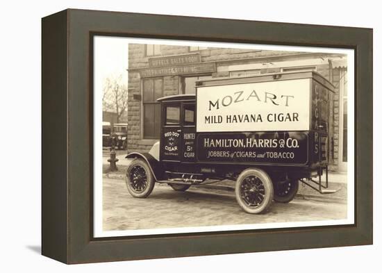 Mozart Mild Havana Cigar Truck-null-Framed Stretched Canvas