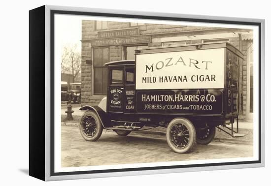 Mozart Mild Havana Cigar Truck-null-Framed Stretched Canvas