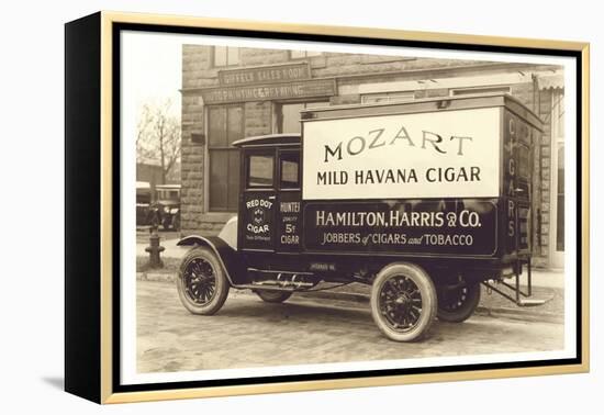 Mozart Mild Havana Cigar Truck-null-Framed Stretched Canvas