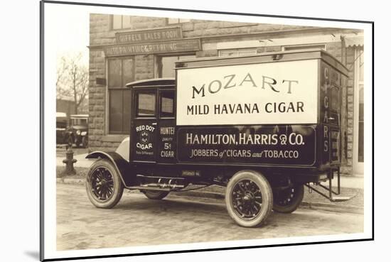 Mozart Mild Havana Cigar Truck-null-Mounted Art Print