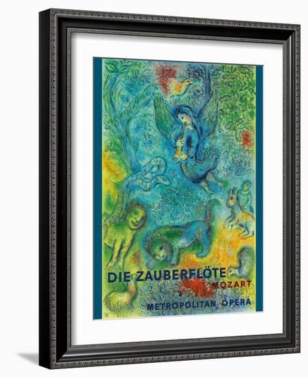 Mozart’s The Magic Flute (Die Zauberflöte) Vintage Metropolitan Opera Poster, 1966-Marc Chagall-Framed Art Print