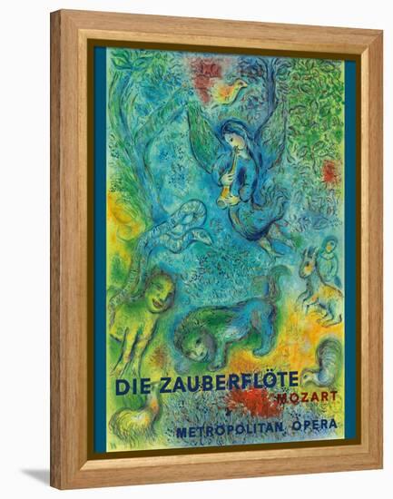 Mozart’s The Magic Flute (Die Zauberflöte) Vintage Metropolitan Opera Poster, 1966-Marc Chagall-Framed Stretched Canvas