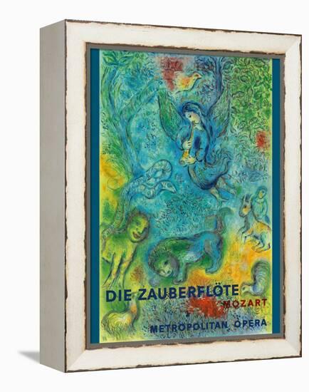 Mozart’s The Magic Flute (Die Zauberflöte) Vintage Metropolitan Opera Poster, 1966-Marc Chagall-Framed Stretched Canvas