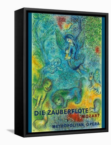 Mozart’s The Magic Flute (Die Zauberflöte) Vintage Metropolitan Opera Poster, 1966-Marc Chagall-Framed Stretched Canvas