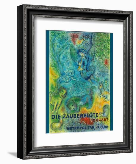 Mozart’s The Magic Flute (Die Zauberflöte) Vintage Metropolitan Opera Poster, 1966-Marc Chagall-Framed Premium Giclee Print