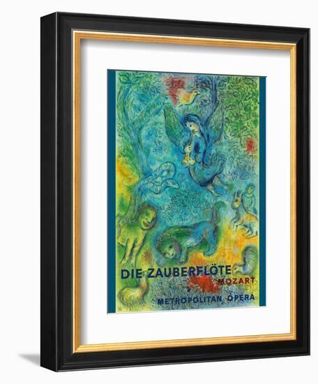Mozart’s The Magic Flute (Die Zauberflöte) Vintage Metropolitan Opera Poster, 1966-Marc Chagall-Framed Premium Giclee Print