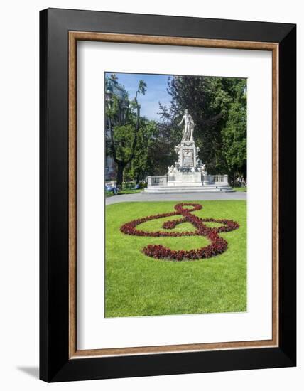 Mozart Statue, Vienna, Austria-Jim Engelbrecht-Framed Photographic Print