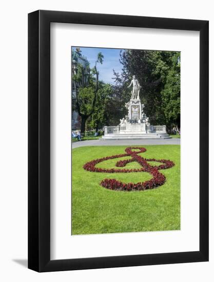 Mozart Statue, Vienna, Austria-Jim Engelbrecht-Framed Photographic Print