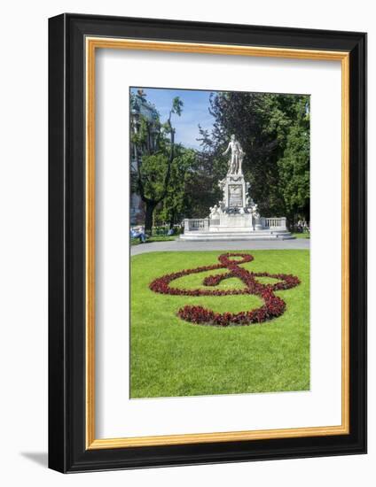 Mozart Statue, Vienna, Austria-Jim Engelbrecht-Framed Photographic Print