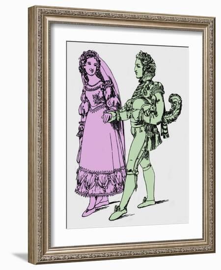 MOZART: THE MARRIAGE OF-Moritz Ludwig von Schwind-Framed Giclee Print