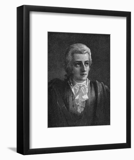 Mozart Vogel-null-Framed Art Print