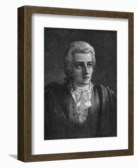 Mozart Vogel-null-Framed Art Print