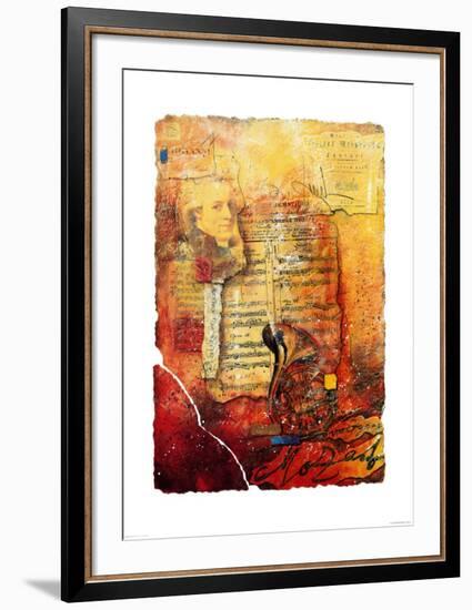 Mozart-P^ Klinge-Framed Art Print