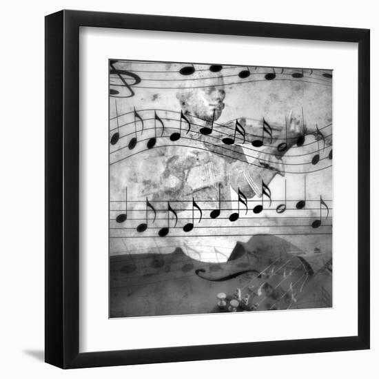 Mozart-Jean-François Dupuis-Framed Art Print