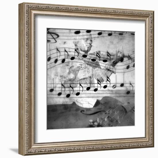 Mozart-Jean-François Dupuis-Framed Art Print