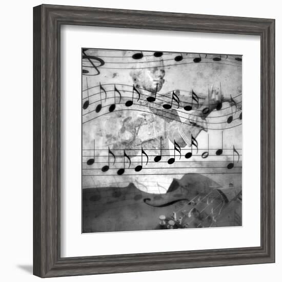 Mozart-Jean-François Dupuis-Framed Art Print