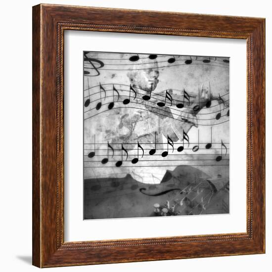 Mozart-Jean-François Dupuis-Framed Art Print