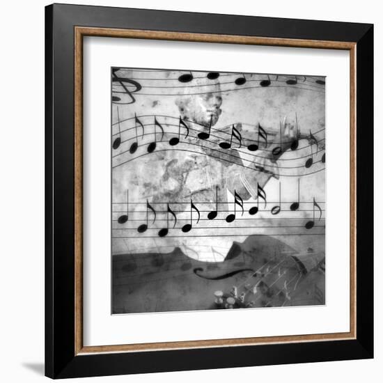 Mozart-Jean-François Dupuis-Framed Art Print