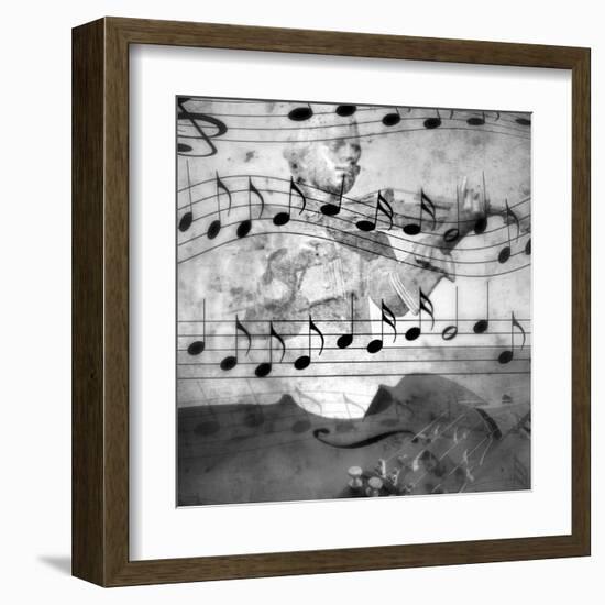 Mozart-Jean-François Dupuis-Framed Art Print