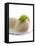 Mozzarella with Basil on Plastic Spoon-Marc O^ Finley-Framed Premier Image Canvas